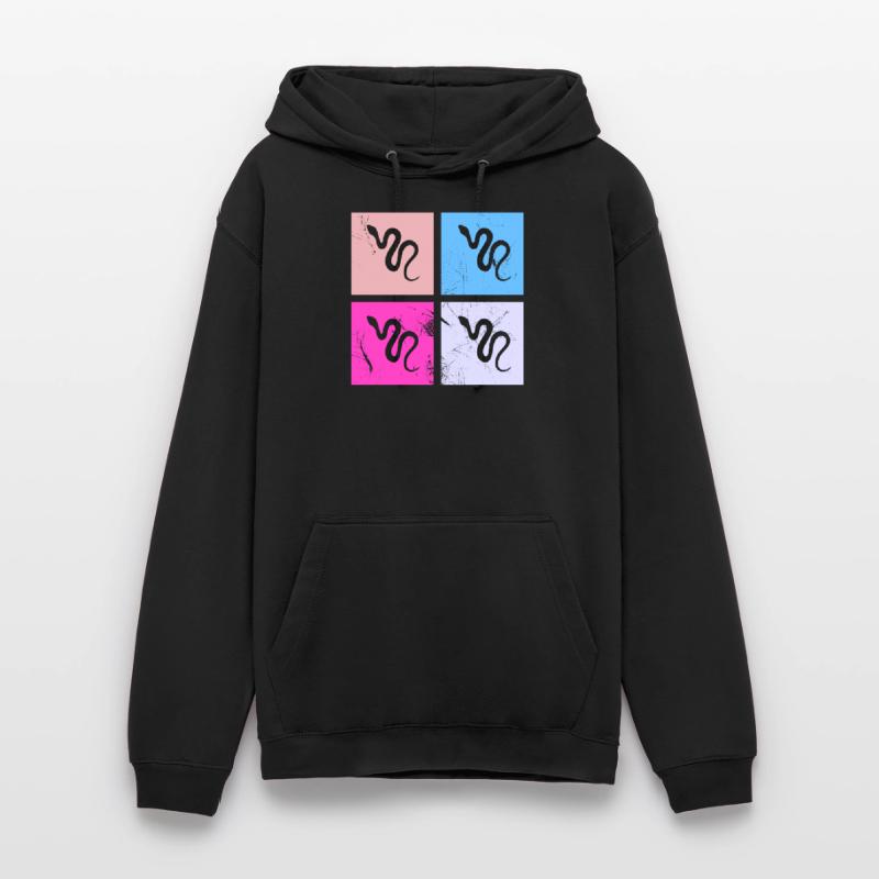Snake Retro Reptile Python Idée cadeau Sweat-shirt à capuche unisexe
