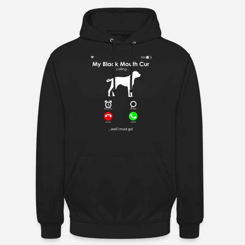 Cur bouche noire - Sweat-shirt à capuche unisexe - noir