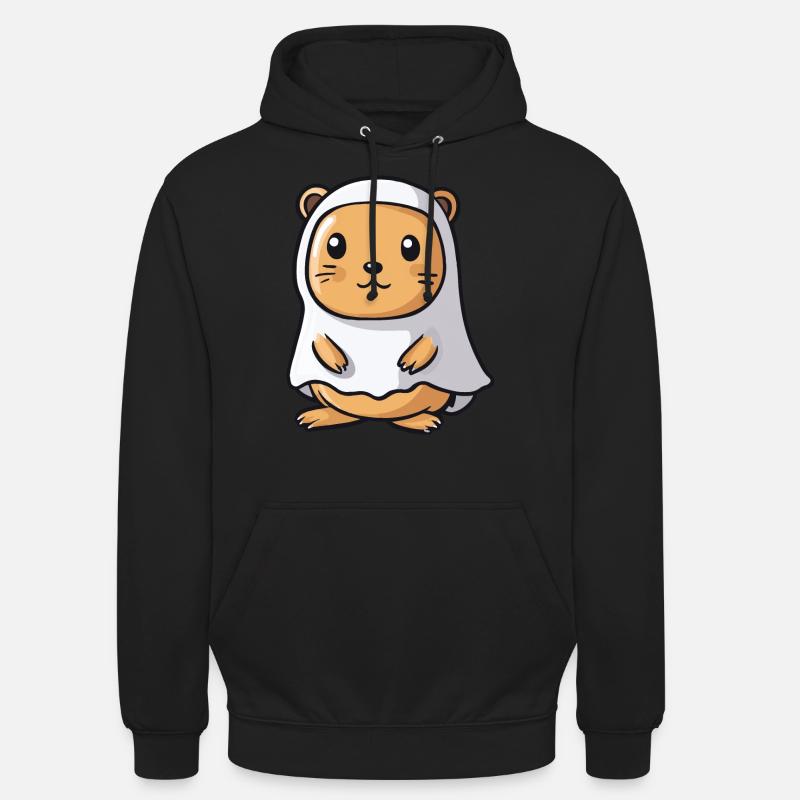 Biber Halloween Comic Geist - Unisex Hoodie - Schwarz