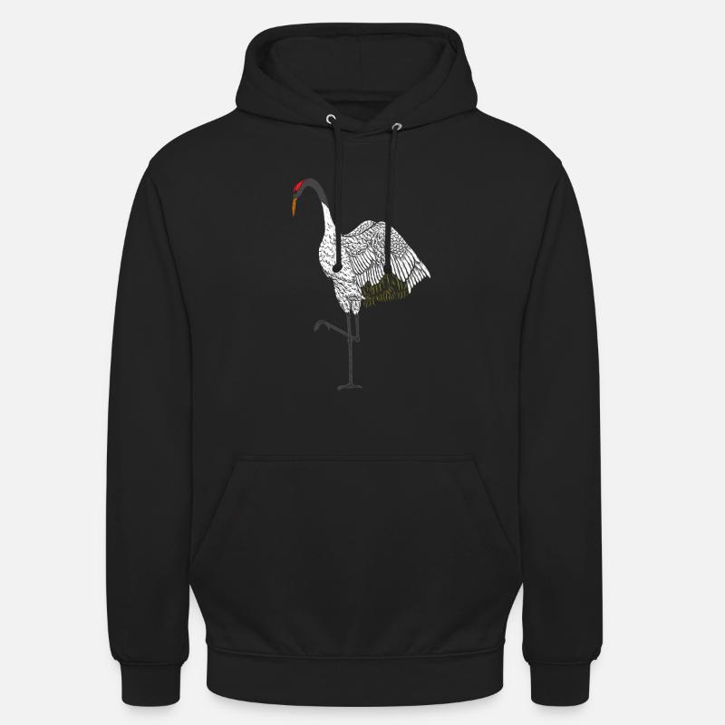 Dearadh Bronntanais Ainmhithe Corónach Dearg - Sweat-shirt à capuche unisexe - noir