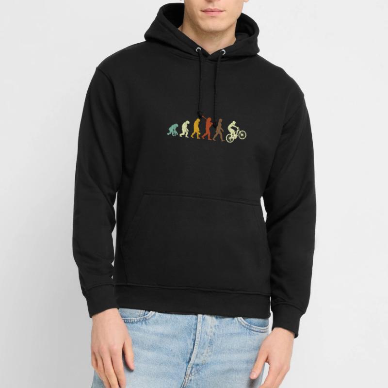 VTT Evolution Vintage Evolution Vélo Sweat-shirt à capuche unisexe