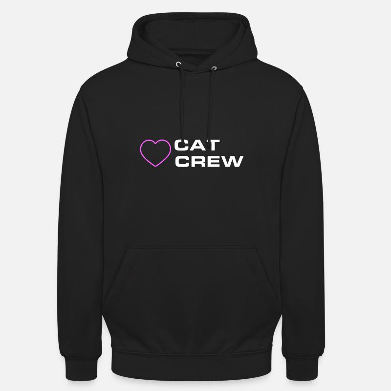 Équipe Cat - Sweat-shirt à capuche unisexe - noir