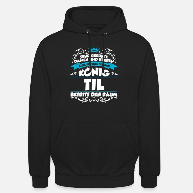Til Name Design - Unisex Hoodie - Schwarz