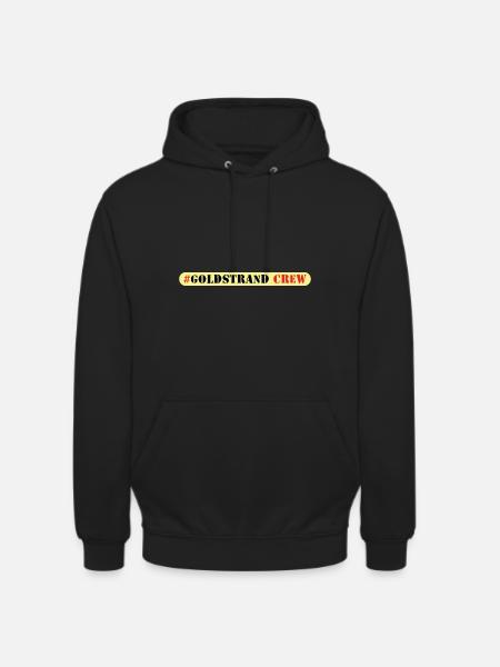Goldstrand Crew - Unisex Hoodie - Schwarz