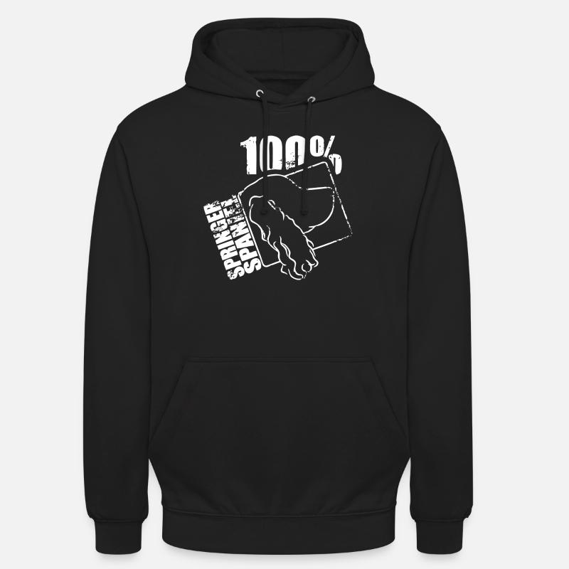 Springer spaniel 100 - Sweat-shirt à capuche unisexe - noir