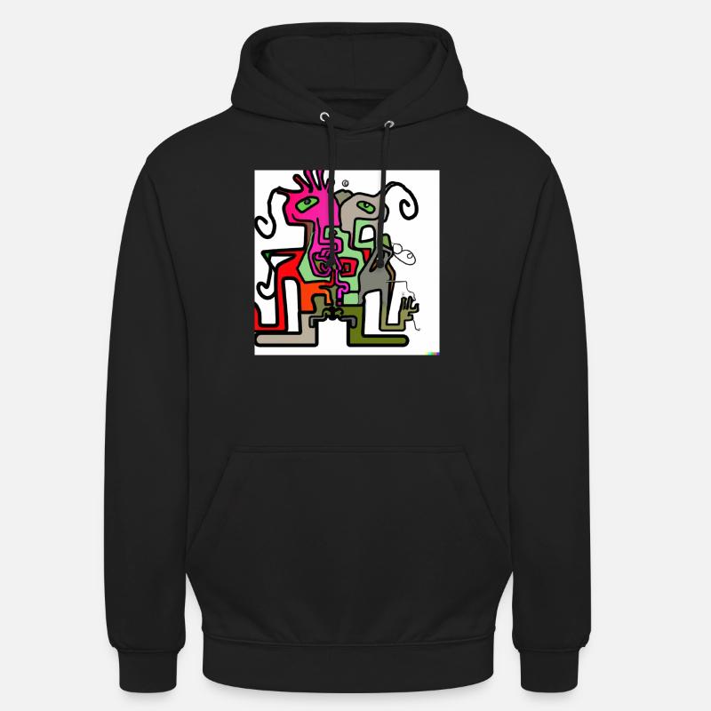 example com 7 - Unisex Hoodie - Schwarz