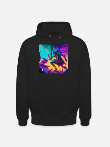 Cyber Viking - Unisex Hoodie - Schwarz