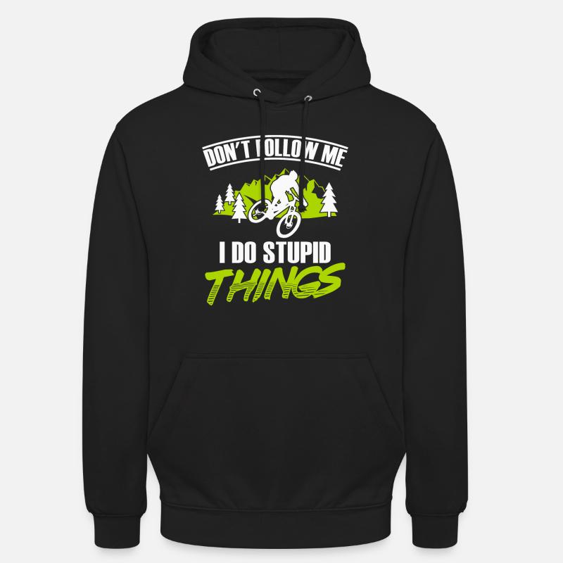 VTT descente VTT VTTistes - Sweat-shirt à capuche unisexe - noir