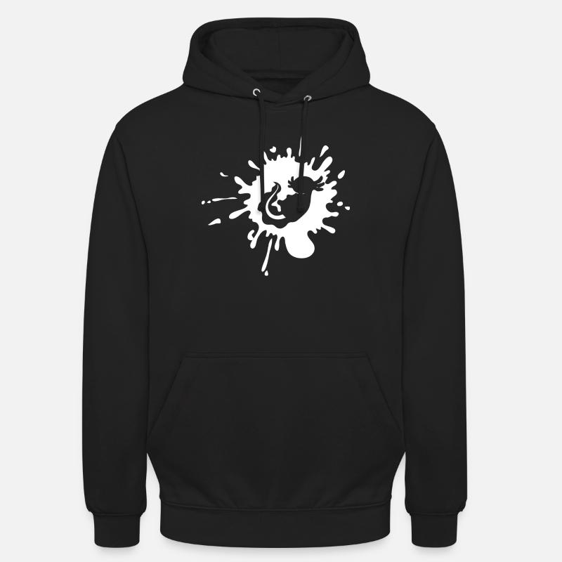 Axolotl - Sweat-shirt à capuche unisexe - noir