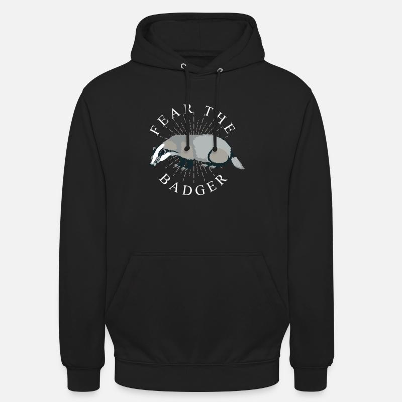 Badger hunter - Unisex Hoodie - black