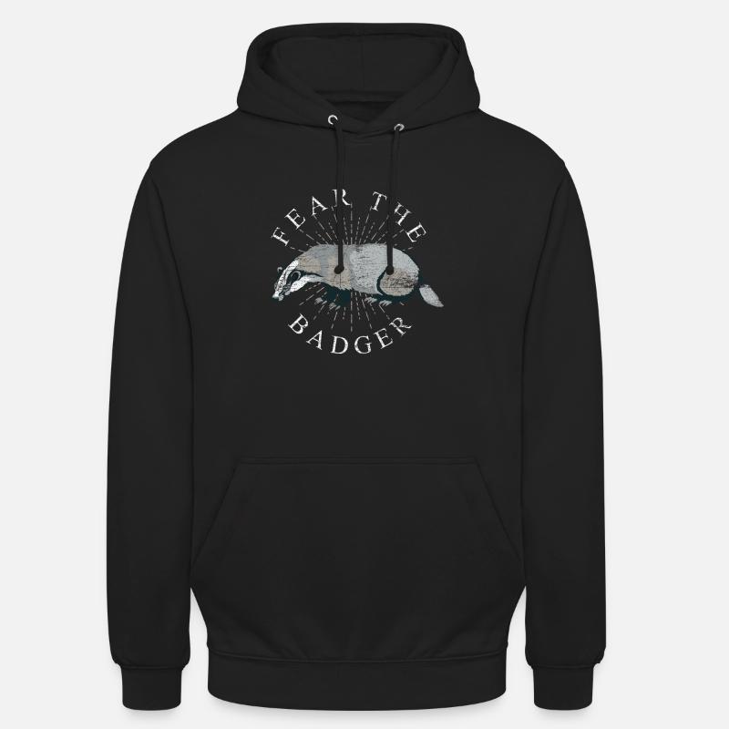 Badger gift idea - Unisex Hoodie - black