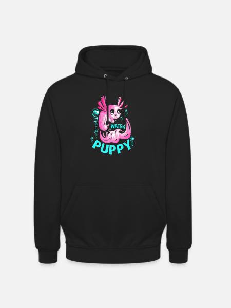 axolotl - Unisex Hoodie - black