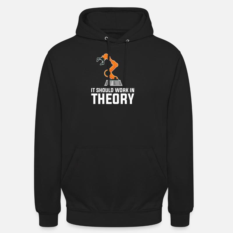 Informaticien science - Sweat-shirt à capuche unisexe - noir