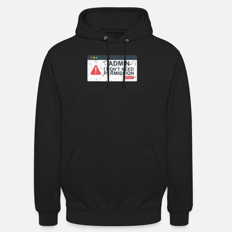 Computer Scientist Computer - Unisex Hoodie - black