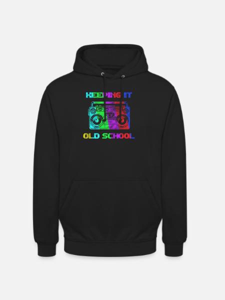 Old School - Unisex Hoodie - Schwarz