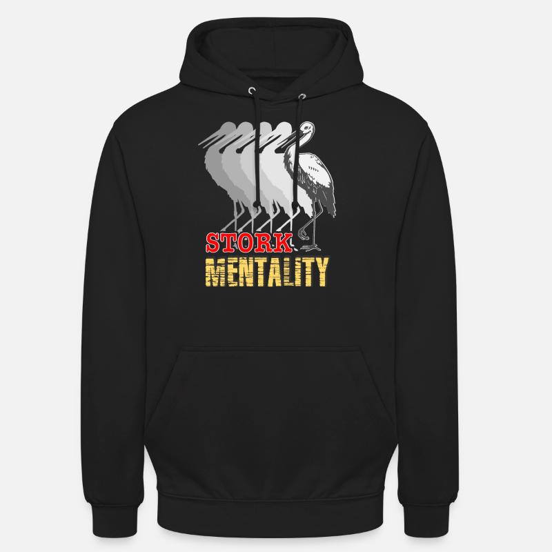 Storch - Unisex Hoodie - Schwarz