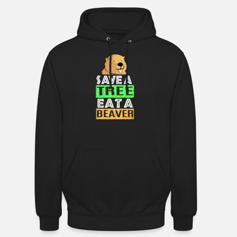 Biber - Unisex Hoodie - Schwarz