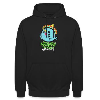 Narwal - Unisex Hoodie - Schwarz - Vorne - Alina (178cm) & Michal (187cm)
