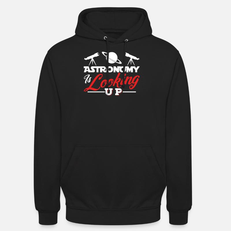 Astronomie Télescope Univers - Sweat-shirt à capuche unisexe - noir