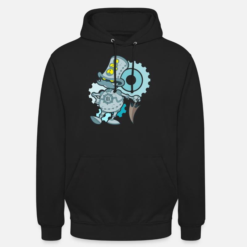 Robotter - Unisex Hoodie - black