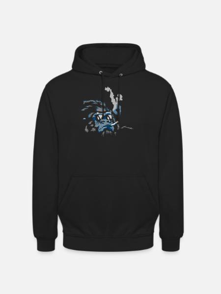 Gorilla with cigarette - Unisex Hoodie - black