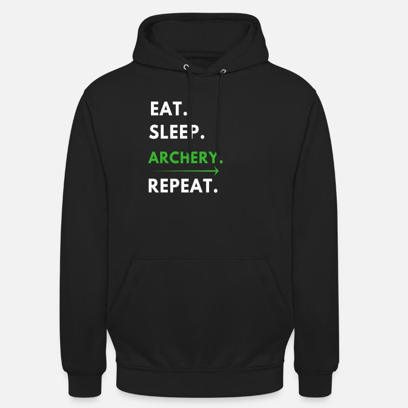 Bogenschießen - Unisex Hoodie - Schwarz