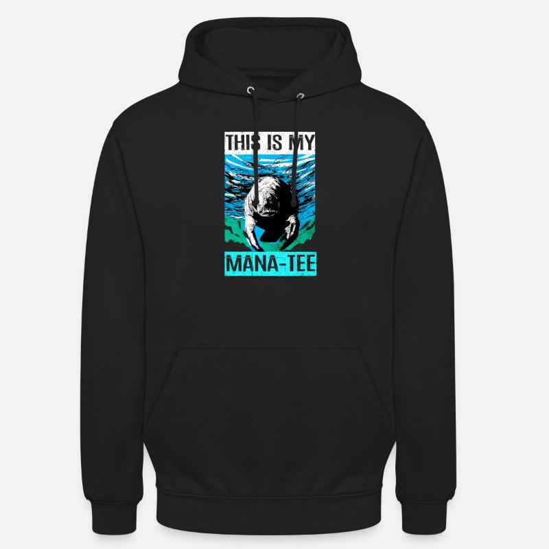 Vaches de mer - Sweat-shirt à capuche unisexe - noir