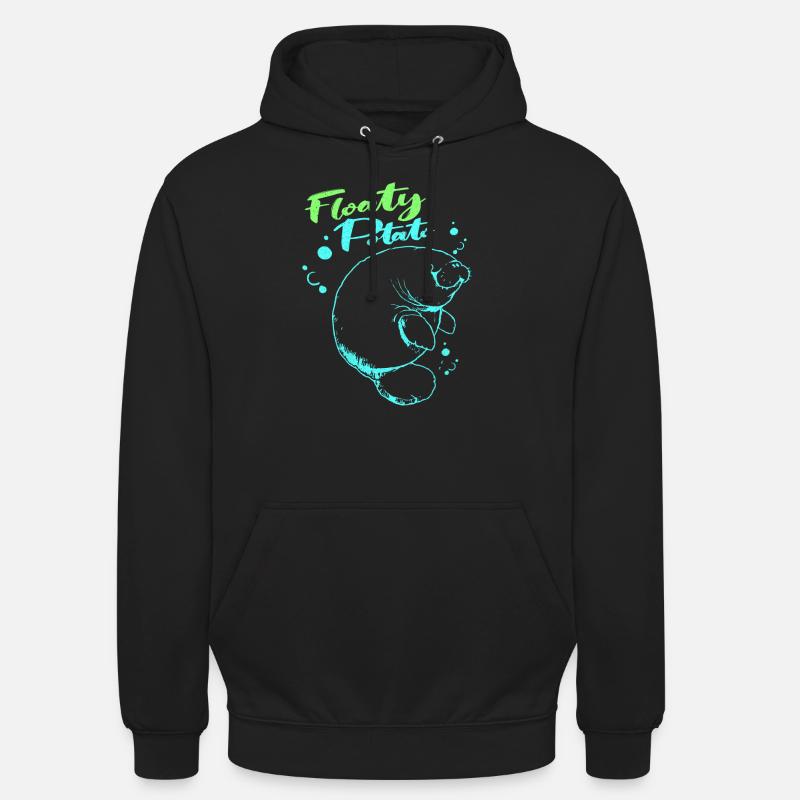 Vaches de mer - Sweat-shirt à capuche unisexe - noir