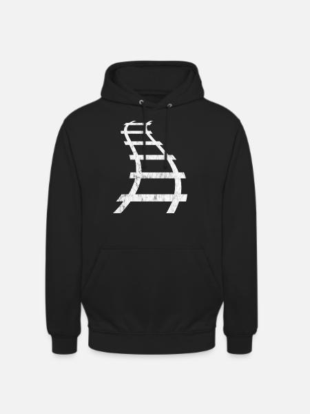 train tracks - Unisex Hoodie - black