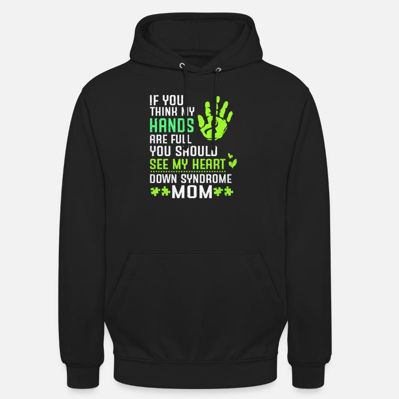 Down Syndrom - Unisex Hoodie - Schwarz