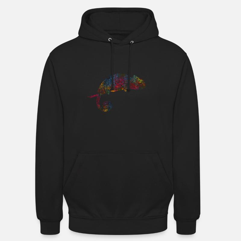 Couleurs caméléon - Sweat-shirt à capuche unisexe - noir