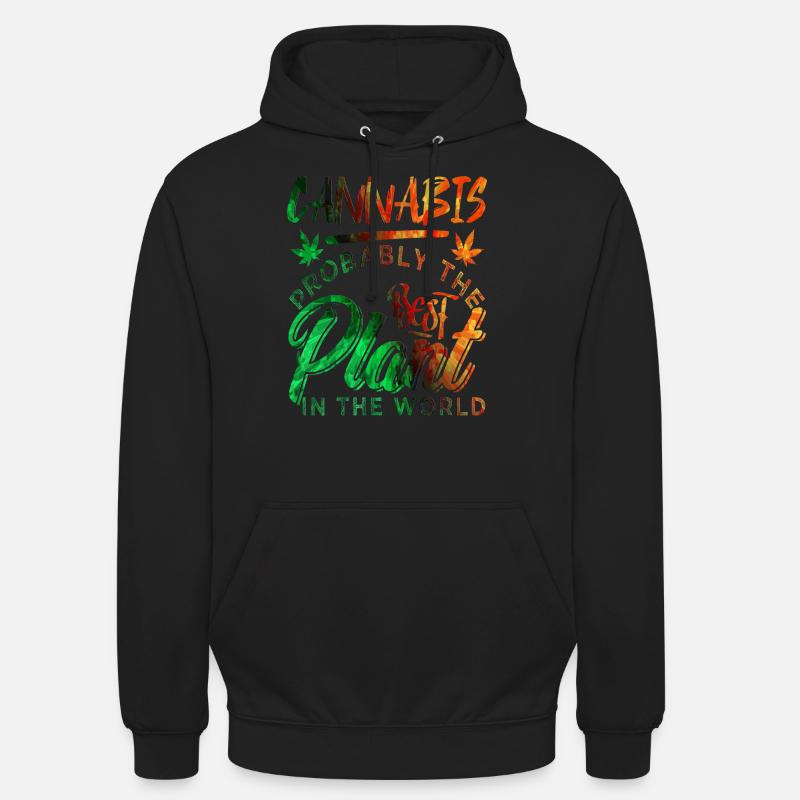 Cannabis Chanvre Haschisch Kiffer - Sweat-shirt à capuche unisexe - noir