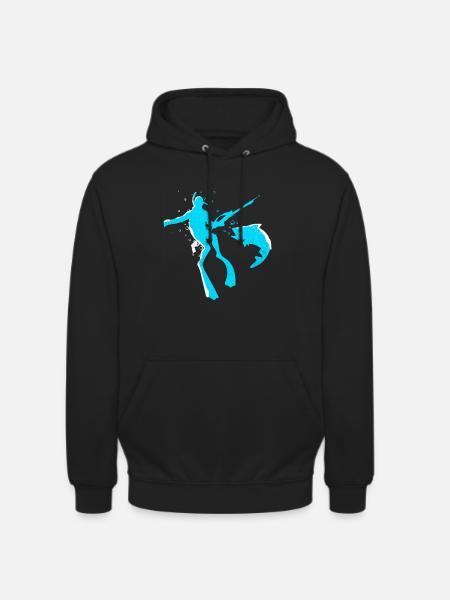 Fishing Harpoon - Unisex Hoodie - black