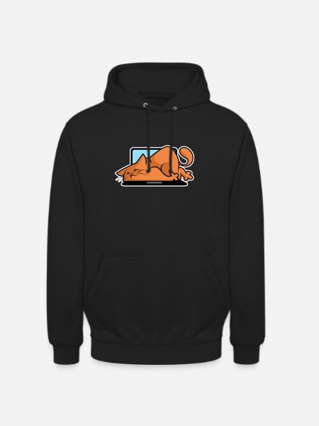 Cats and computers - Unisex Hoodie - black