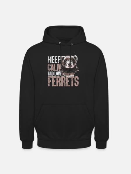 Ferret stress - Unisex Hoodie - black