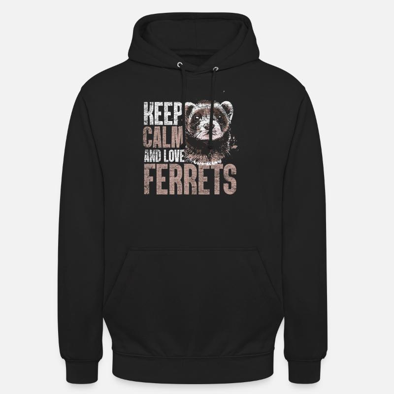 Frettchen Stress - Unisex Hoodie - Schwarz