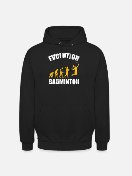 Badminton Evolution Federball Sport - Unisex Hoodie - black