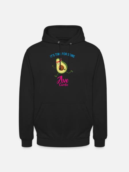 Avocardio Shirt - Unisex Hoodie - black