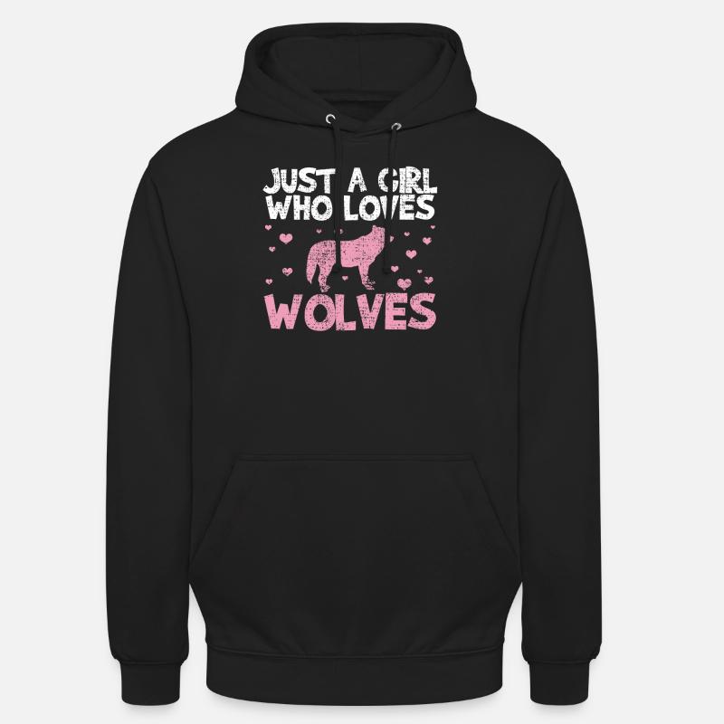 Wolf the wolf - Unisex Hoodie - black