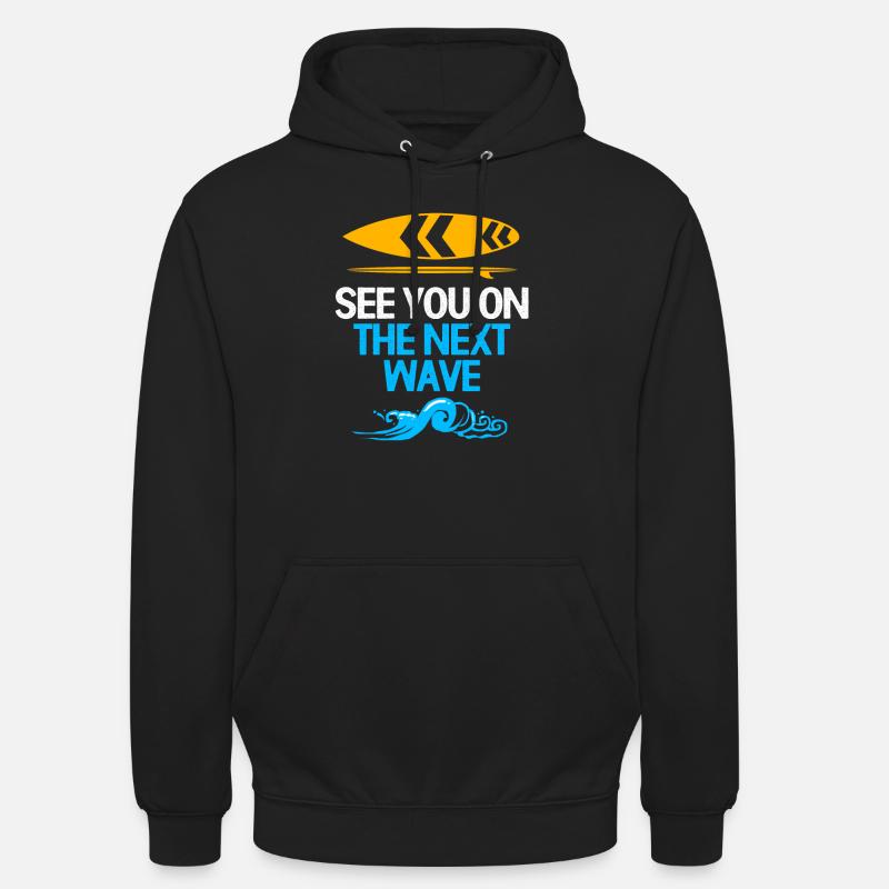 Kiteboard Kite kite-kite-cadeau kite-surf - Sweat-shirt à capuche unisexe - noir
