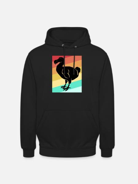 Dodo Gave Bird Forhistorisk Fossil Arkæologi Geek - Hættetrøje unisex - sort