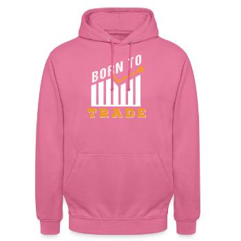 Aktien - Unisex Hoodie - Pink - Vorne - Alina (178cm) & Michal (187cm)