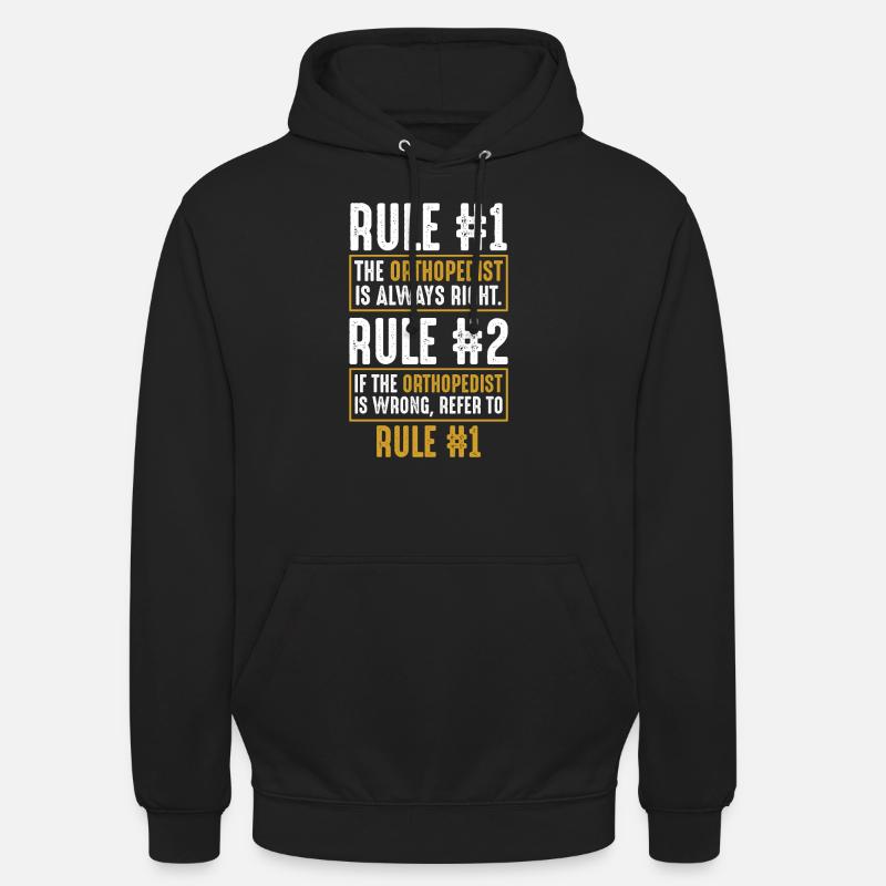 Orthopedist error - Unisex Hoodie - black