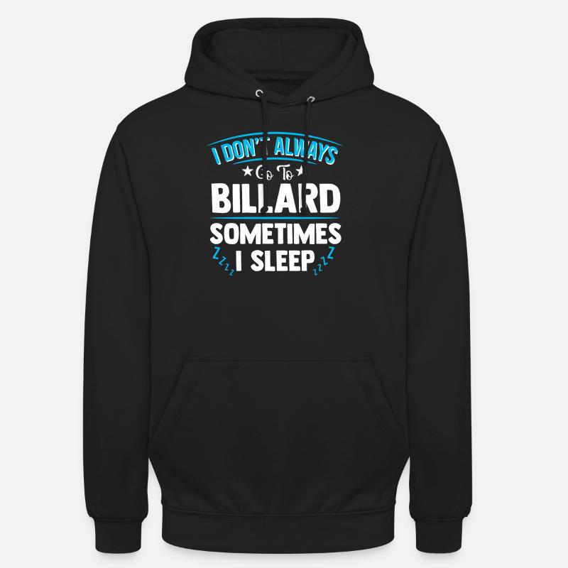 billard - Sweat-shirt à capuche unisexe - noir