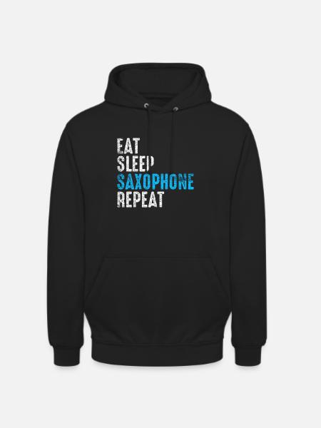 saxophone - Unisex Hoodie - black