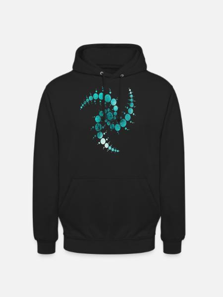 Crop circles - Unisex Hoodie - black