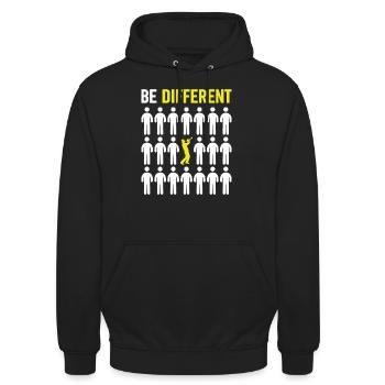 Trompete Trompeter - Unisex Hoodie - Schwarz - Vorne - Alina (178cm) & Michal (187cm)