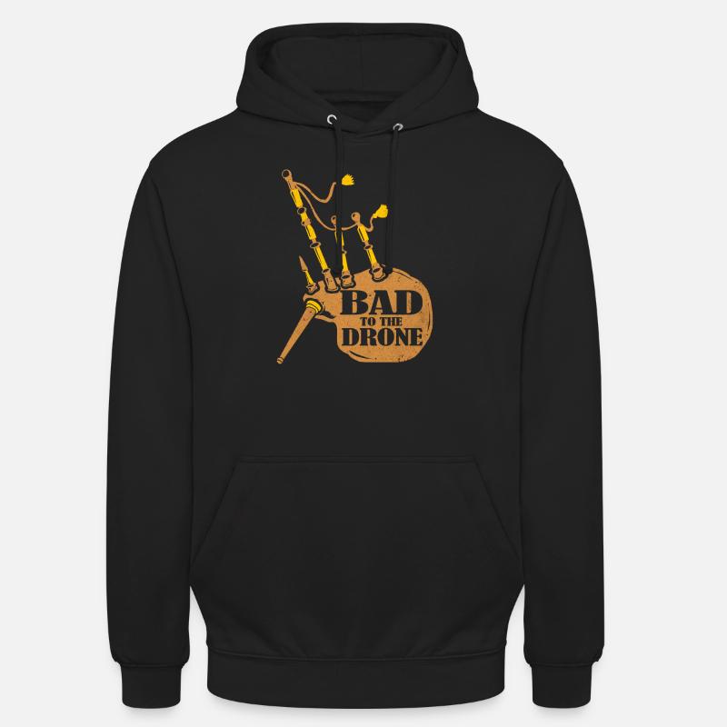 Dudelsack - Unisex Hoodie - Schwarz