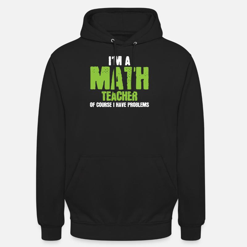 Math drôle - Sweat-shirt à capuche unisexe - noir