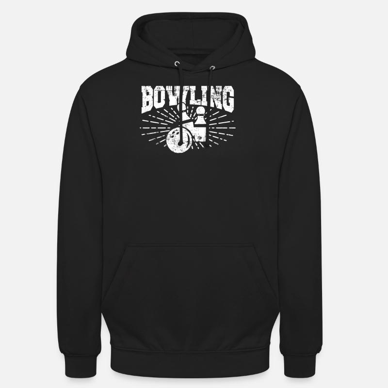 Boule de bowling bowling bowling - Sweat-shirt à capuche unisexe - noir